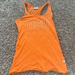Orange Athletic Tank Top with OSU Branding